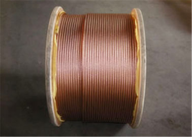 Câblage cuivre plaqué par argent solide, fil électrique tordu par CCA plaqué d'aluminium