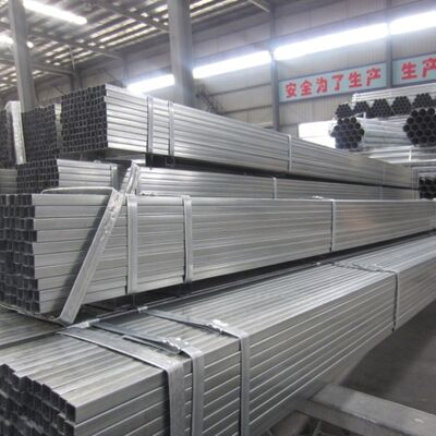 Qualité  China Supplier New Hot Dipped Non Secondary Galvanized Square Steel Tube usine