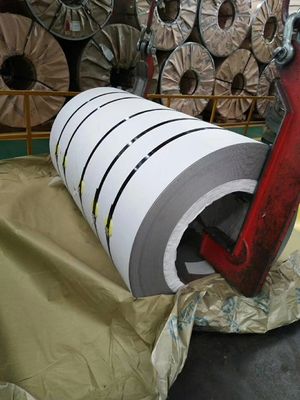 Bobines en acier inoxydable laminé à froid 316L/304L/430 Série 300 Finition BA Résistant à la corrosion 316 304 Bande Surface 2B Pliage
