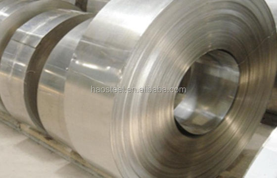 SUS 301 bandes en acier inoxydable bords de broyeur ou bords de fente qualité supérieure