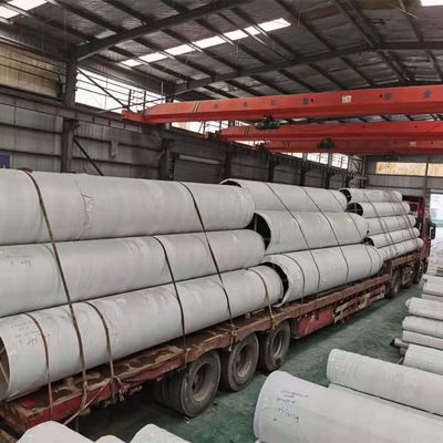 Pipe en acier inoxydable 304 de grand diamètre avec service de décoiling