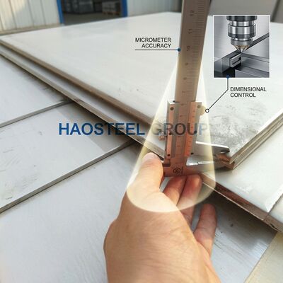 ASTM A240 304 Plaque en acier inoxydable 2B Finition 0,3 mm-100 mm Épaisseur 1219x2438 mm pour la construction industrielle