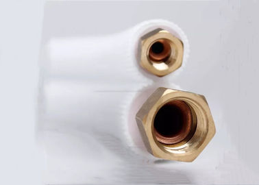 Tuyau ignifuge adapté aux besoins du client par tuyau de cuivre isolé par PE d'en cuivre de bobine de crêpe de climatiseur