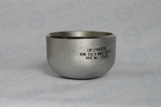 Chapeau inoxydable industriel de tuyau d'acier de la norme ANSI A403 de garnitures de tuyau DN20